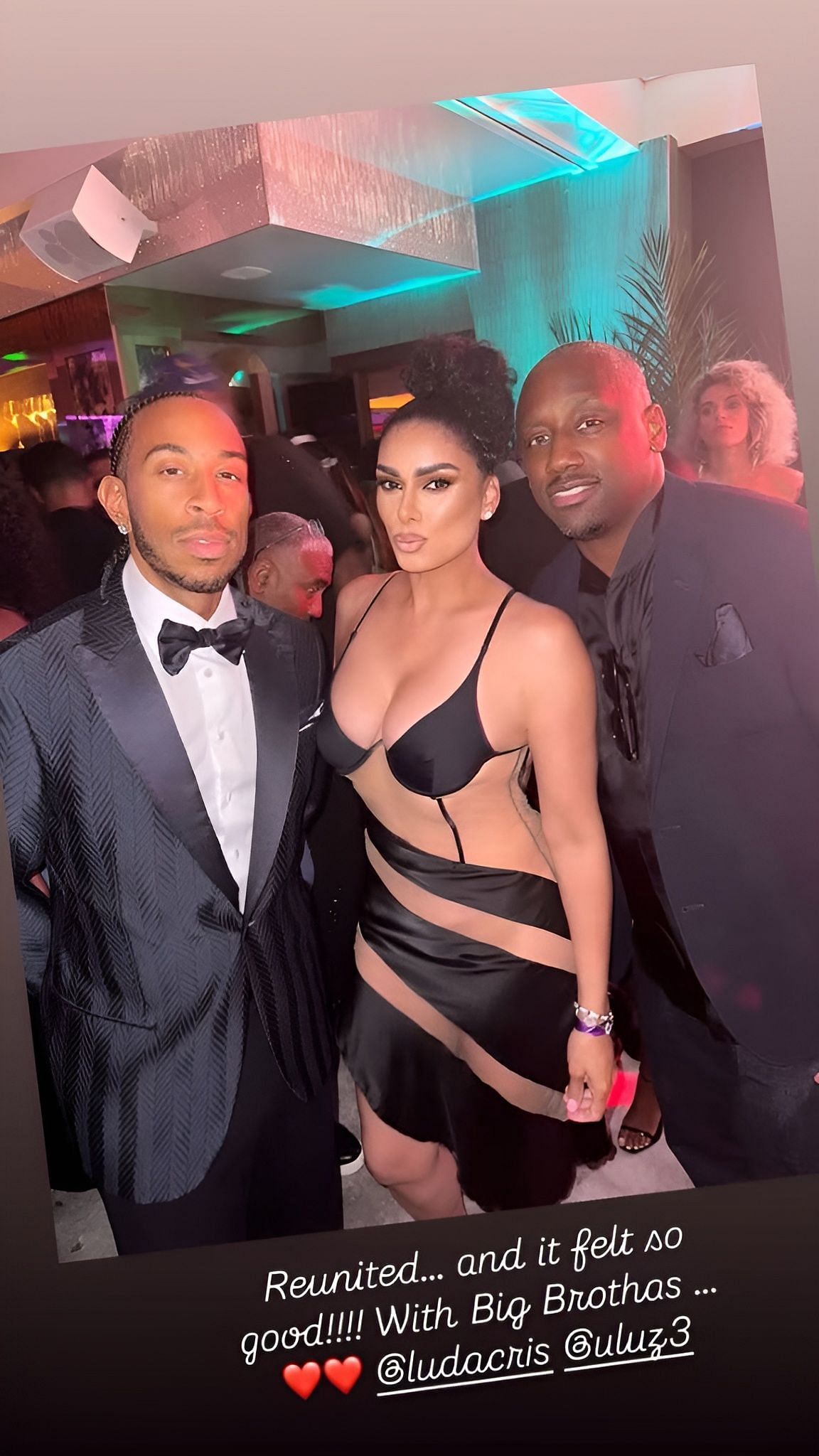 Gilbert Arenas' ex Laura Govan links up with Ludacris (Photo from Govan's IG)